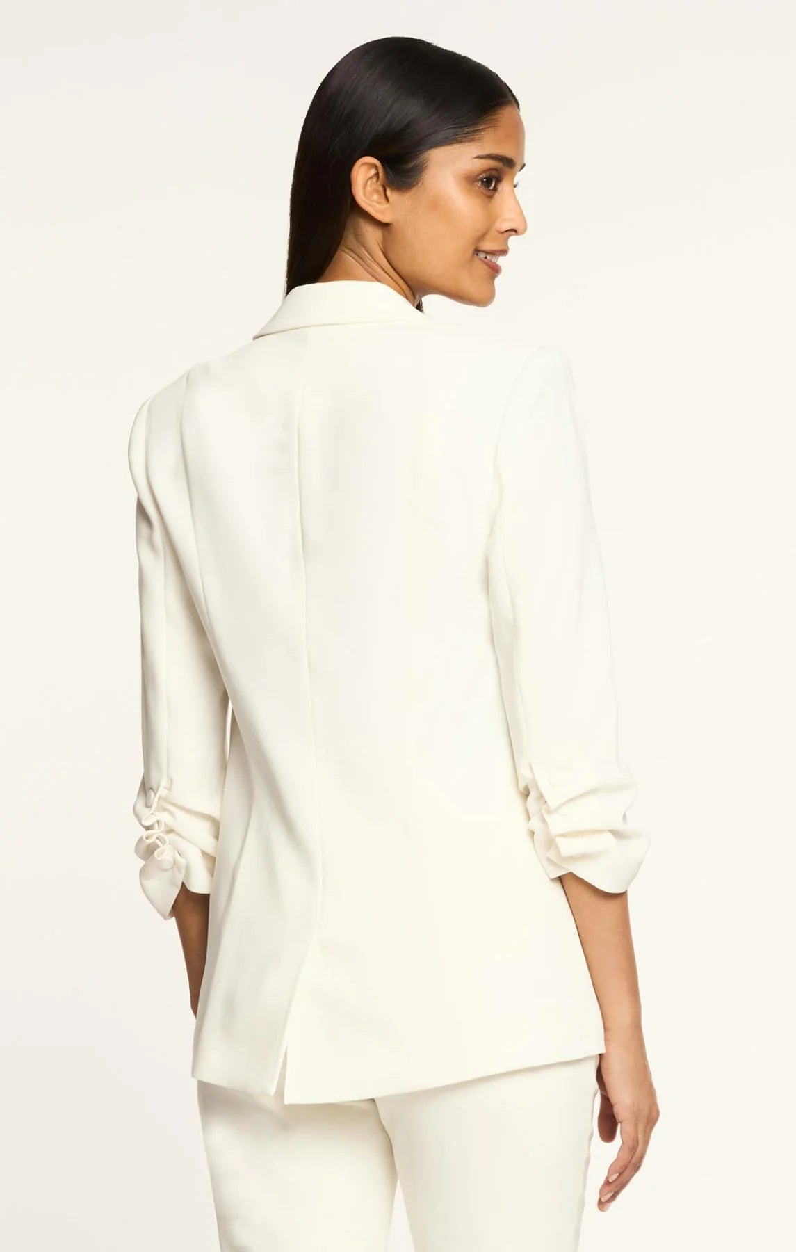 Cinq A Sept Crepe Khloe Blazer Ivory