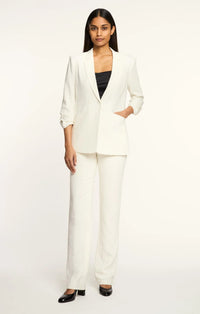 Cinq A Sept Crepe Khloe Blazer Ivory