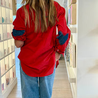 Chemise Jack Kerri Rosenthal Rouge
