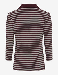 Brax Style Cleo Polo Shirt - Blackberry Violet
