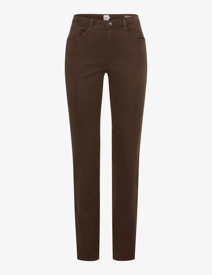 Cotton Winter Dream Trousers Style Mary - Dark Chocolat