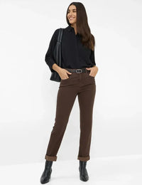 Cotton Winter Dream Trousers Style Mary - Dark Chocolat