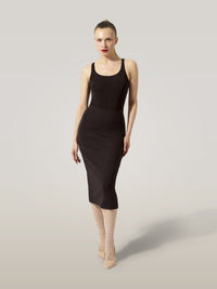 Wolford 53457-4870 Midnight Grace Jupe midi Dark Wood