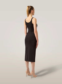 Wolford 53457-4870 Midnight Grace Jupe midi Dark Wood