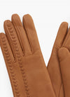Cinzia Rocca Nappa Leather Gloves With Top Embroidery
