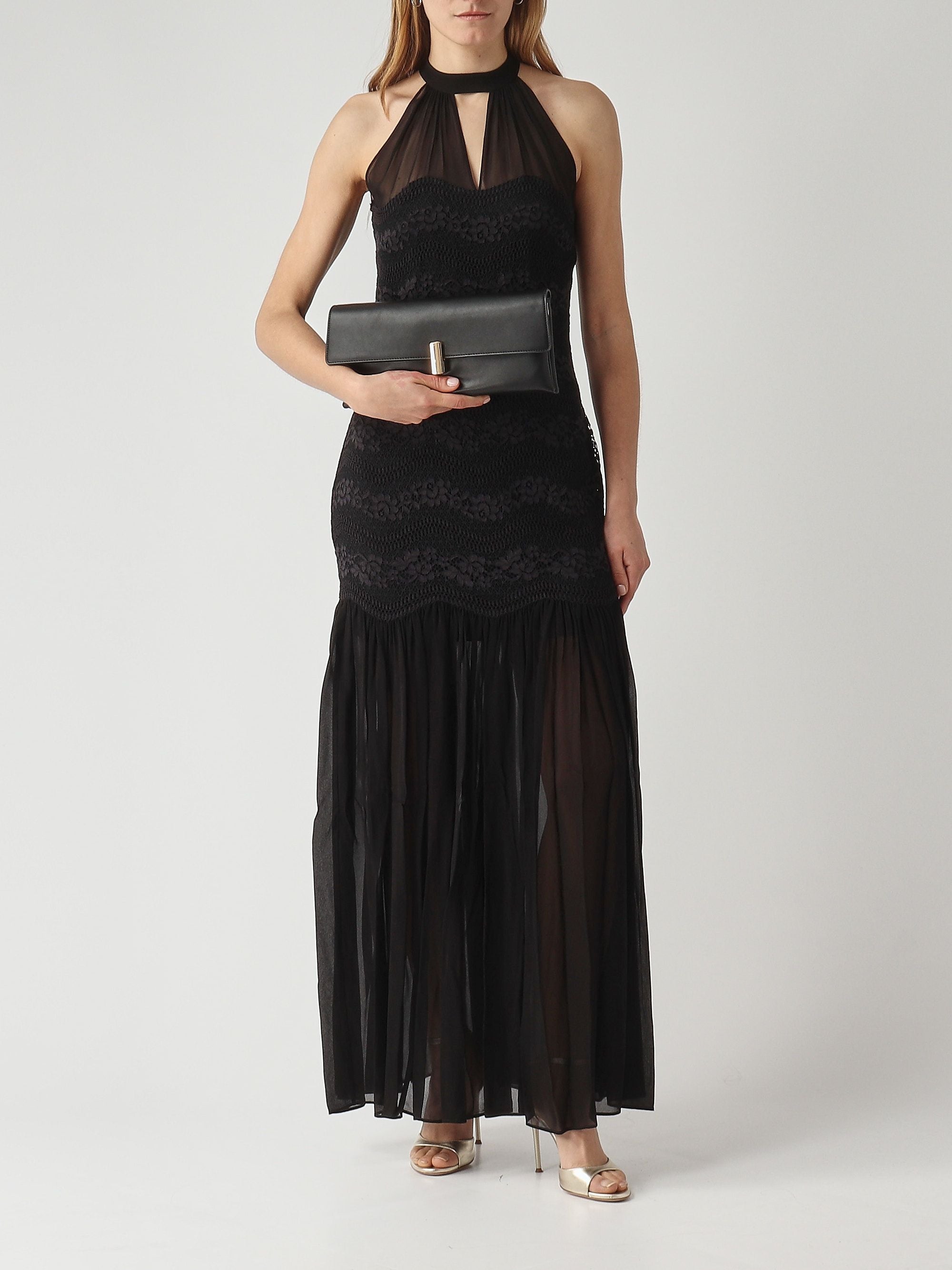 Sac Twinset en cuir synthétique Nero/Parchment/Rosa Parisienne