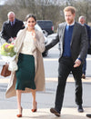 Greta Constantine Kace Skirt - "Meghan Markle" Skirt with Flounce