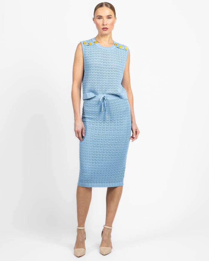 L’Agence Max Pointelle Knit Top