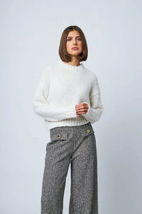 Line Hattie Sweater - Snowfall