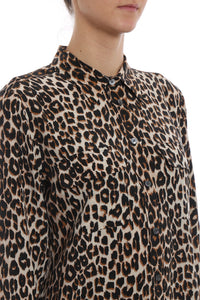 Equipment Essential Silk Leopard Shirt