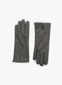 Cinzia Rocca Nappa Leather Gloves With Top Embroidery