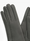 Cinzia Rocca Nappa Leather Gloves With Top Embroidery