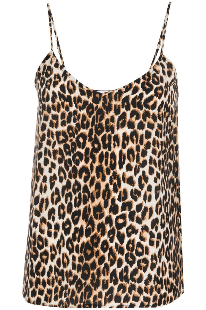 Equipment Layla Silk Leopard Camisole Top