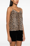 Equipment Layla Silk Leopard Camisole Top