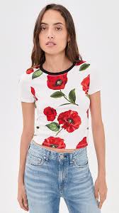 T-shirt bébé Alice + Olivia Onie Summer Poppy