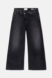 Cambio Baggy Asymmetrical Jean - Urban Jet Wash