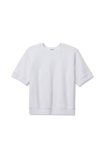 Perfect White Tee Core Fleece Short Sleeve White