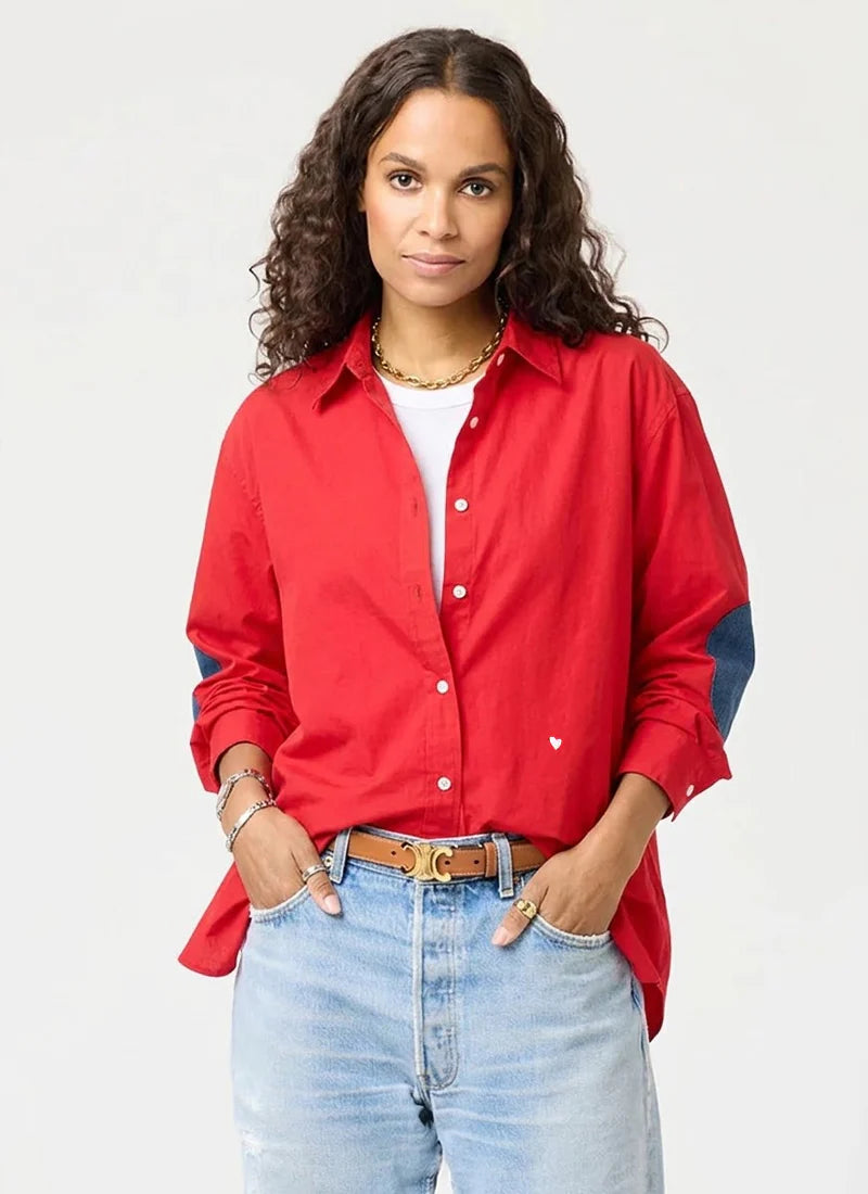 Chemise Jack Kerri Rosenthal Rouge