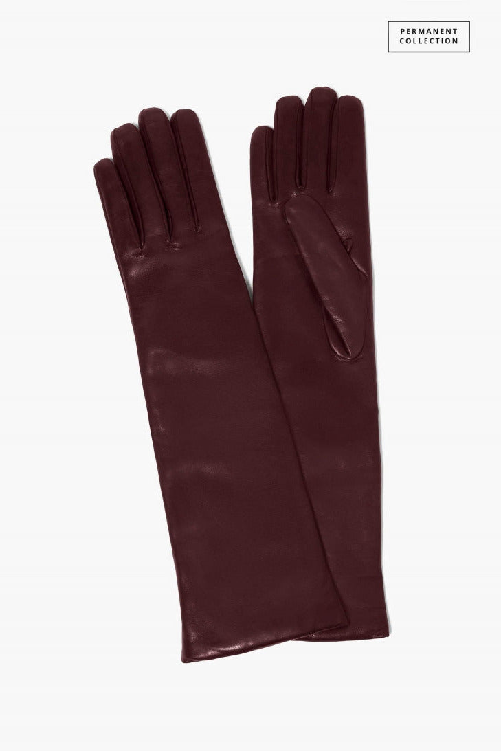 Cinzia Rocca CXGE000-66P1-04 Gants bordeaux