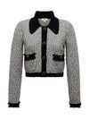 L’Agence Arielle Collared Cropped Jacket