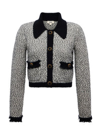 L’Agence Arielle Collared Cropped Jacket