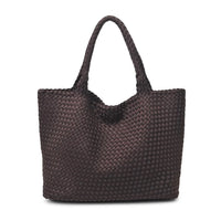 SOL + SOLENE Large Braided Beach Tote Bag