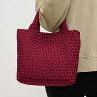 SOL+ SOLENE Small Braided Tote Bag