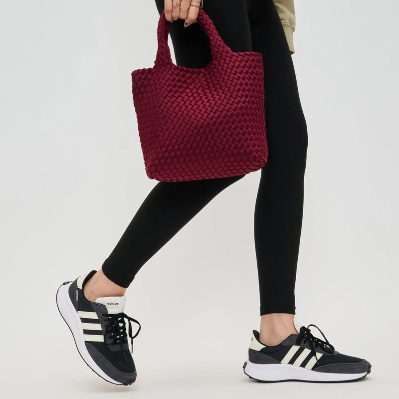 SOL+ SOLENE Small Braided Tote Bag