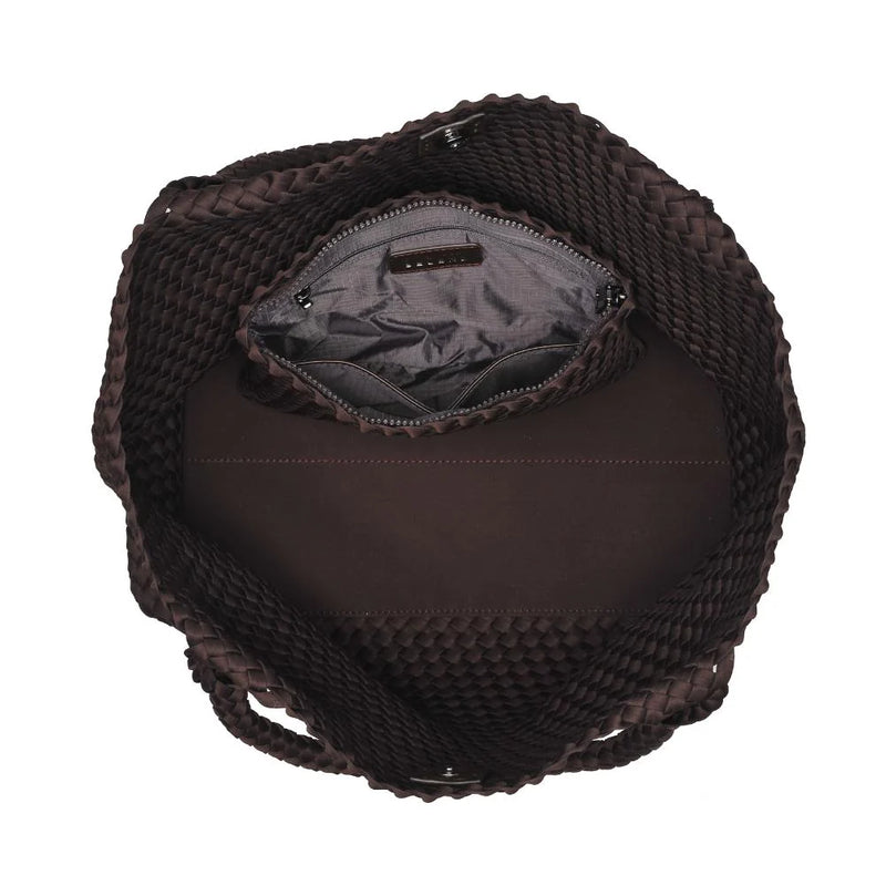 SOL + SOLENE Large Braided Beach Tote Bag