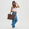 SOL + SOLENE Large Braided Beach Tote Bag