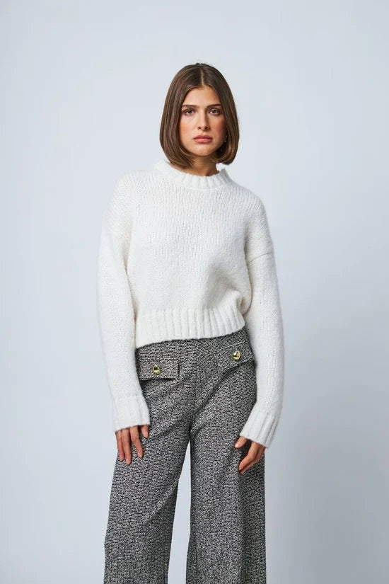 Line Hattie Sweater - Snowfall