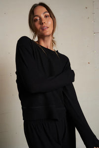 Perfect White Tee 
brushed sweater sweatshirt