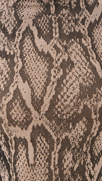 Body-string dos nu scintillant motif python Wolford 001-77130-8362 Python du désert
