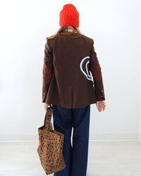 Kerri Rosenthal Workday On and On Forever Blazer Brown