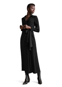 Riani Wrap Dress with Satin Belt Gown