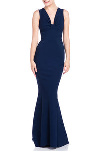 Greta Constantine Vara Gown Navy