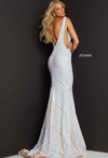 JOVANI Robe &agrave; paillettes Sequin Embellished Gown