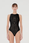 Wolford Zebra Net String Bodysuit