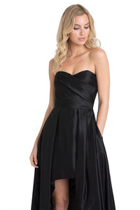 Black Halo Caine Strapless Cocktail Dress