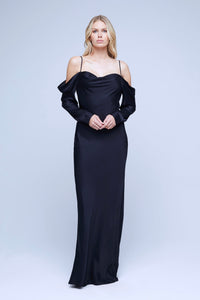 L'Agence Juniper Cold Shoulder Gown