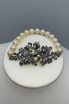 Elen Henderson Pearl and Leaf Design Bracelet