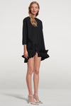 Greta Constantine Fougere Ruffle-Trim Tunic Dress