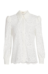 Haute en dentelle L'Agence Jenica Lace Blouse