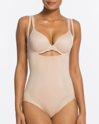 Spanx Open Bust Bodysuit Nude