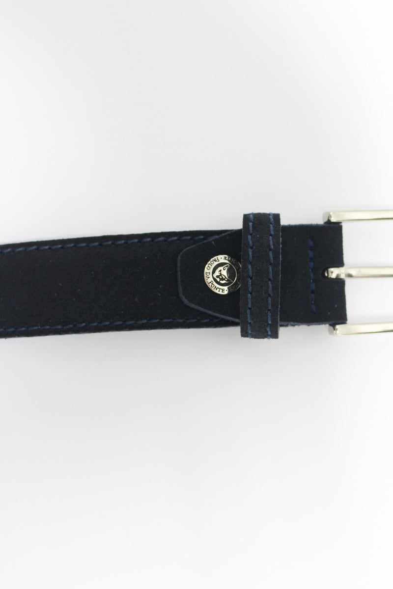 Paolo Da Ponte 3 CM Suede Italian Leather Belt