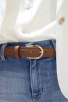 Paolo Da Ponte Horsebit 2.5 CM Italian Leather Belt