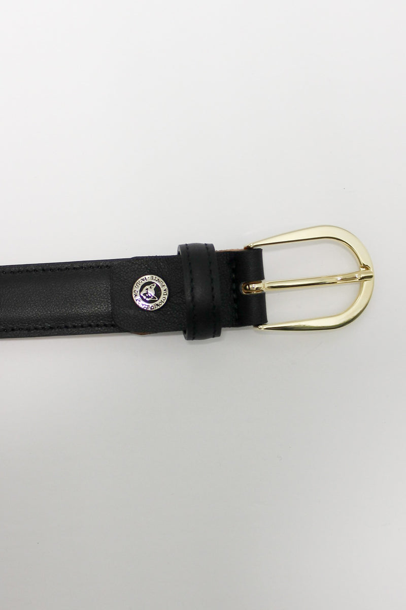 Paolo Da Ponte Horsebit 2.5 CM Italian Leather Belt